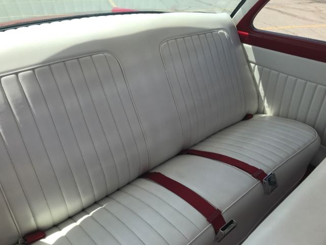 1956 Red Ford Fairlane Coupe