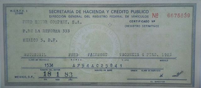 1983 Blue Ford Fairmont Wagon