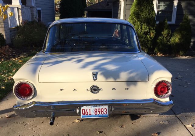 1962 White Ford Falcon Sedan