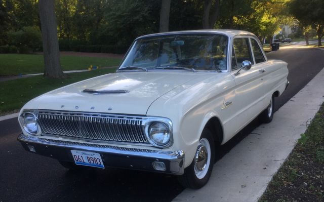 1962 White Ford Falcon Sedan