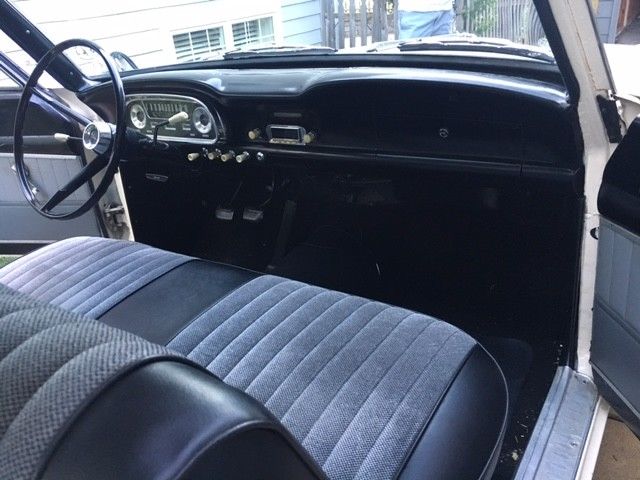 1962 White Ford Falcon Sedan