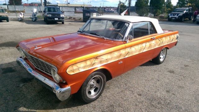 1964 Orange Ford Falcon Convertible