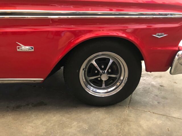 1965 Red Ford Deluxe Wagon