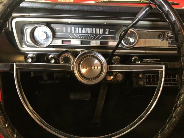 1965 Red Ford Deluxe Wagon