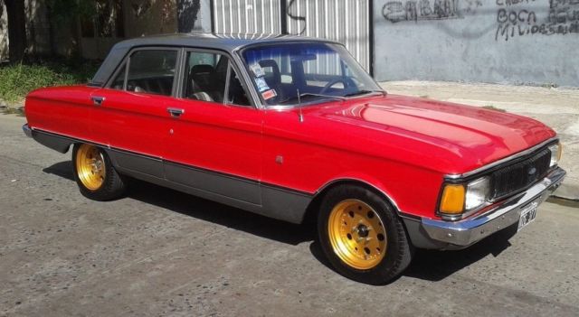 1980 Red Ford Falcon Sprint Sedan