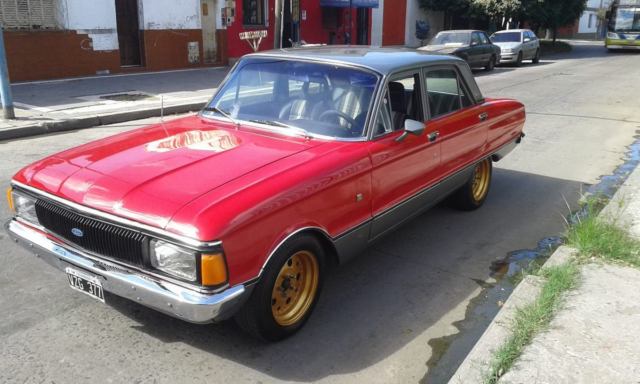 1980 Red Ford Falcon Sprint Sedan