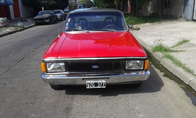 1980 Red Ford Falcon Sprint Sedan