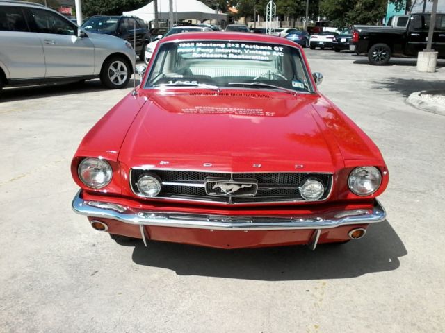 1965 Red Ford Mustang Coupe