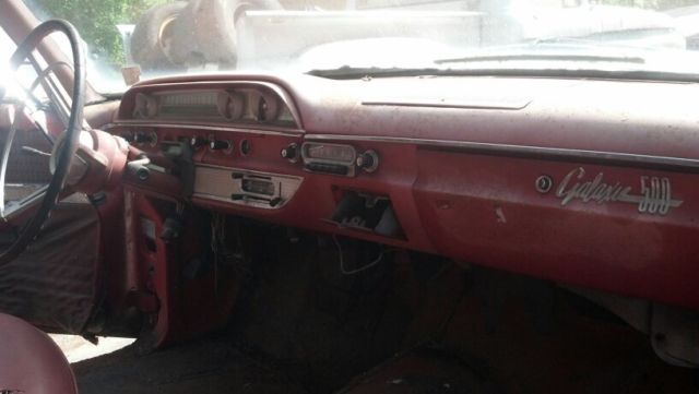 1962 Red Ford Galaxie Coupe