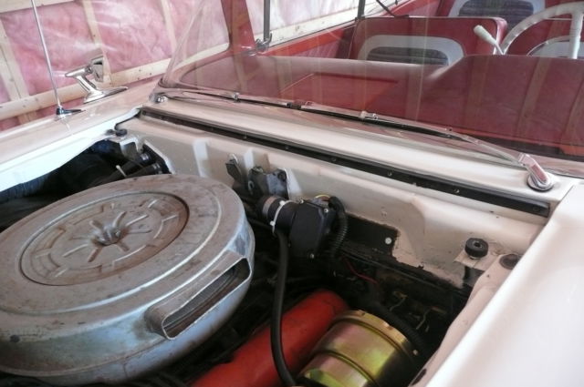 1959 Red Ford Galaxie Coupe