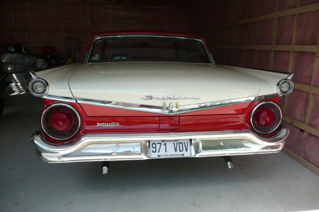 1959 Red Ford Galaxie Coupe