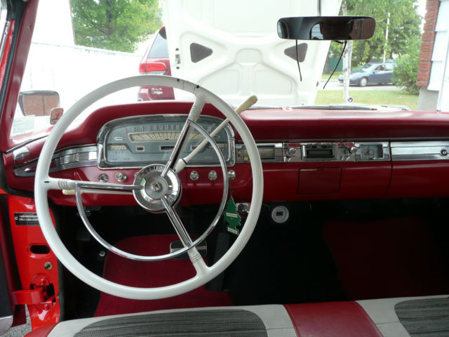 1959 Red Ford Galaxie Coupe