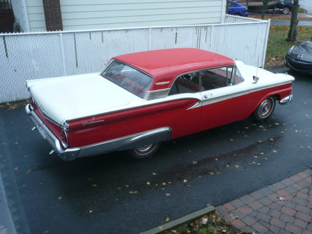 1959 Red Ford Galaxie Coupe