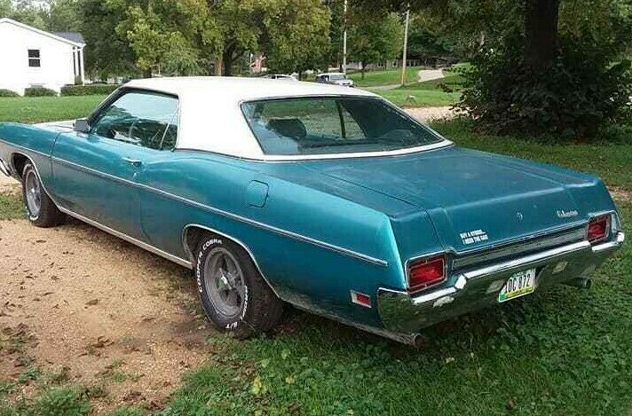 1970 Teal Ford Galaxie 500 Coupe