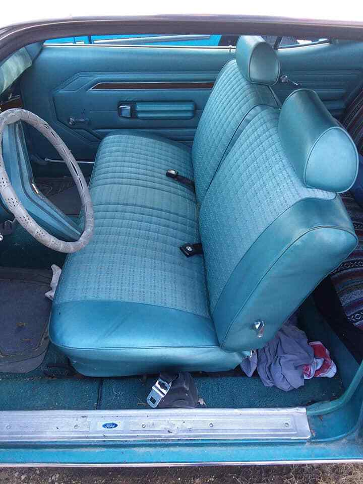 1970 Teal Ford Galaxie 500 Coupe