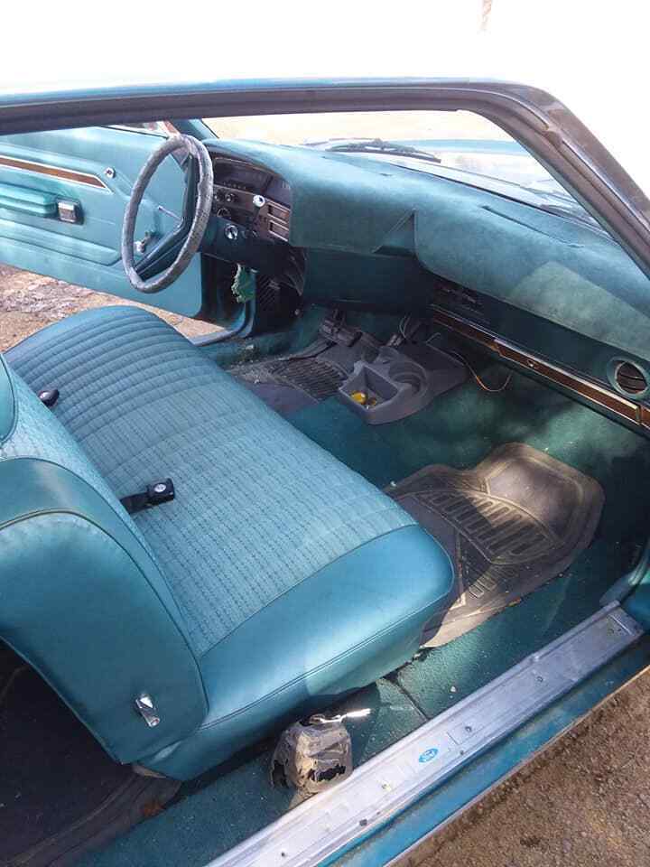 1970 Teal Ford Galaxie 500 Coupe