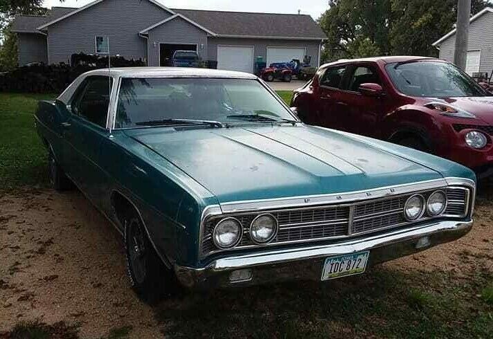 1970 Teal Ford Galaxie 500 Coupe