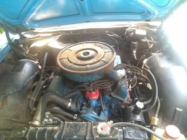 1965 Blue Ford Galaxie Convertible