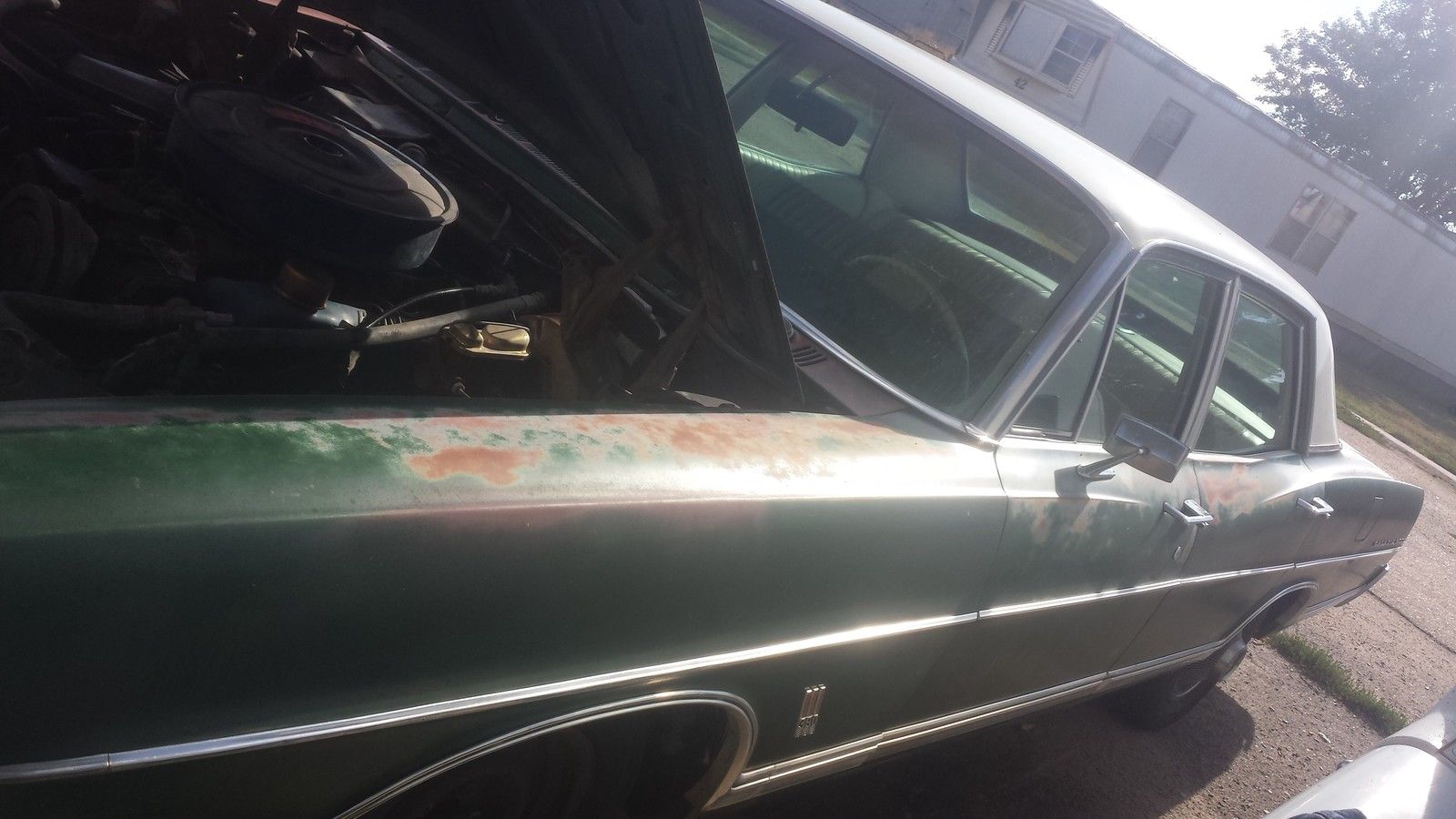 1967 Green Ford Galaxie Coupe