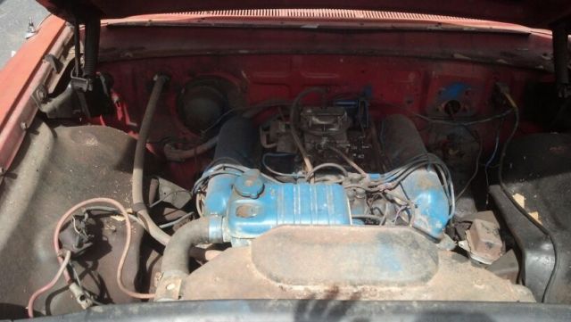 1962 Red Ford Galaxie Coupe