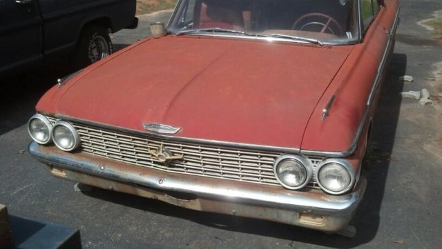 1962 Red Ford Galaxie Coupe