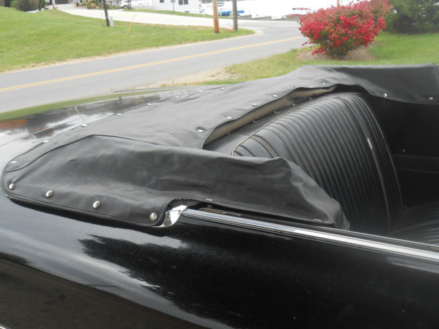 1964 Black Ford Galaxie Convertible