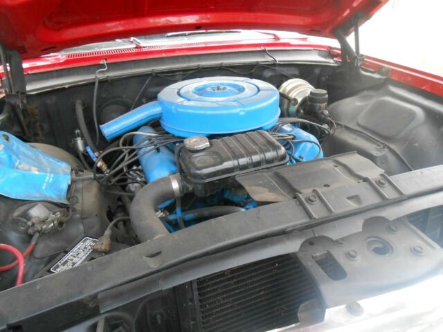 1964 Red Ford Galaxie Convertible