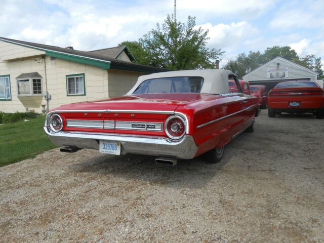 1964 Red Ford Galaxie Convertible