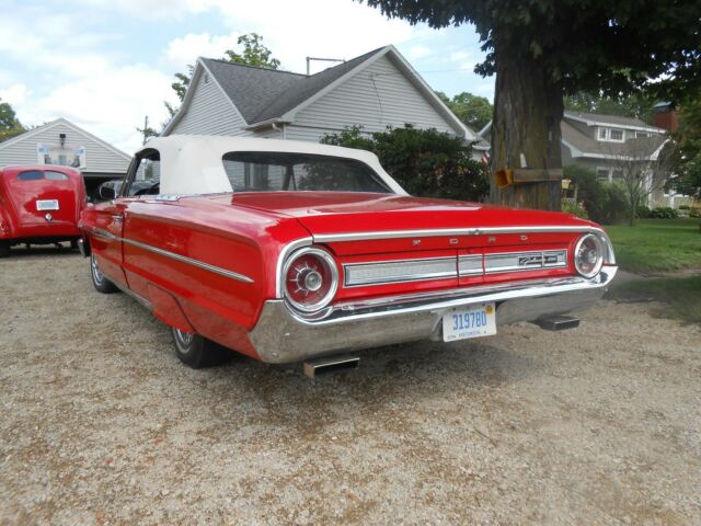 1964 Red Ford Galaxie Convertible