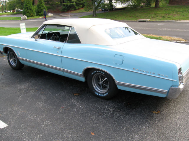 1967 Red Ford Galaxie Convertible