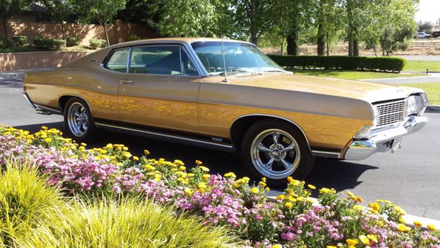 1968 Gold Ford Galaxie Fastback