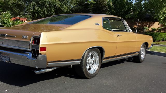 1968 Gold Ford Galaxie Fastback
