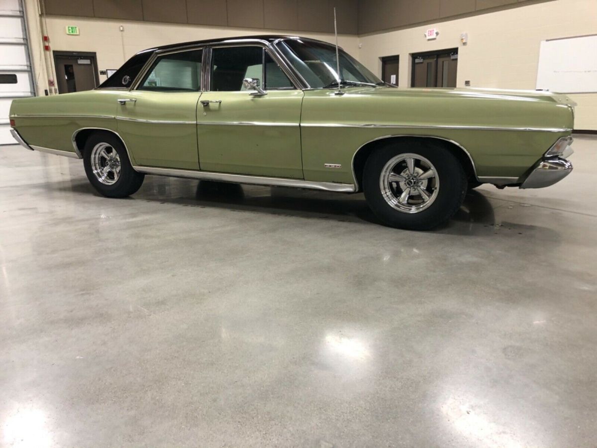 1968 Green Ford Galaxie Sedan