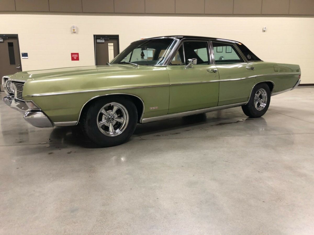 1968 Green Ford Galaxie Sedan