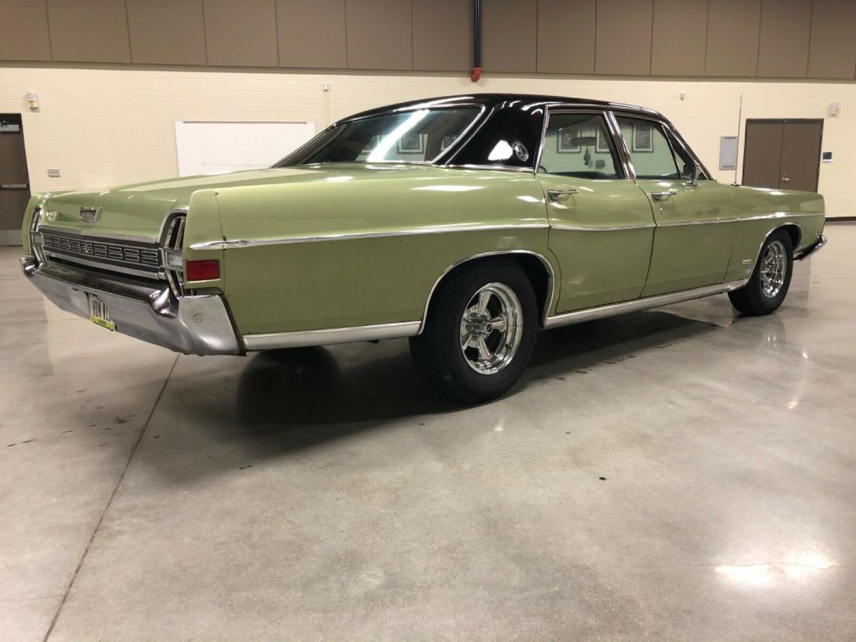 1968 Green Ford Galaxie Sedan