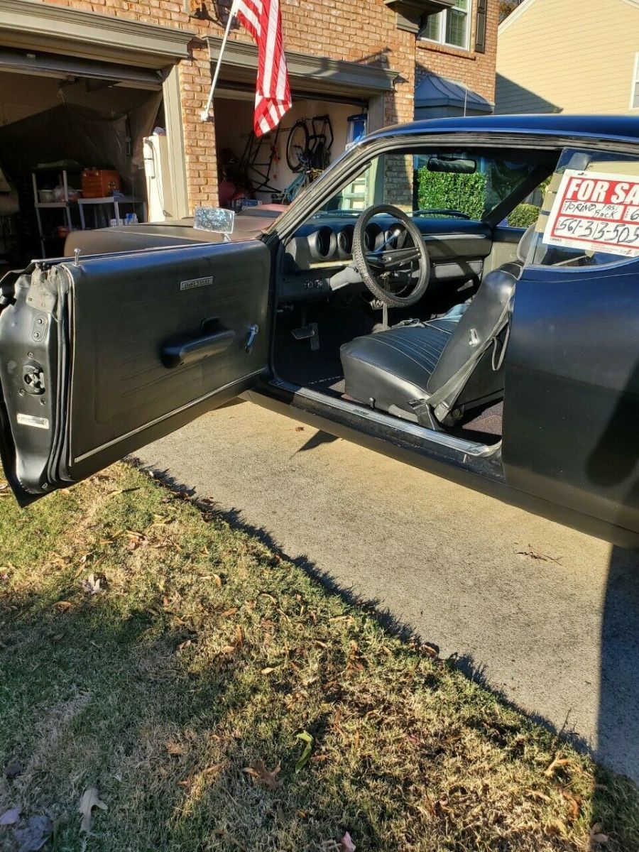 1969 Black Ford Torino Fastback