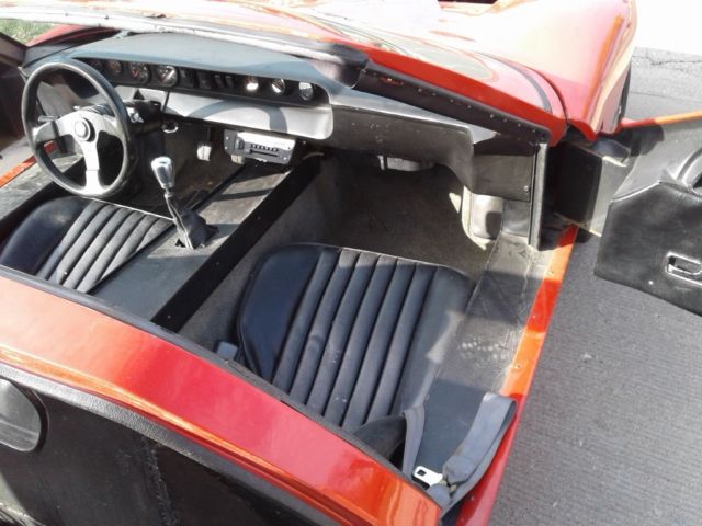 1969 Ferrari red Ford Ford GT 2 seat roadster