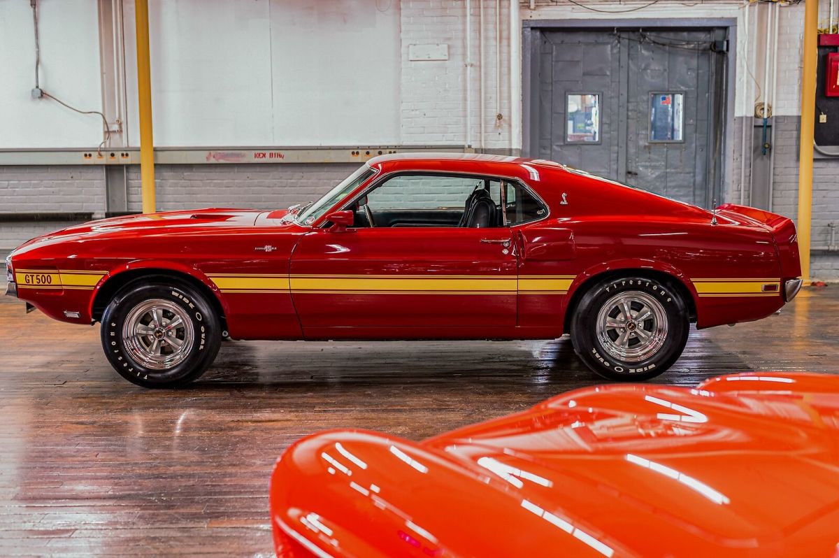1969 Red Ford GT500 Fastback