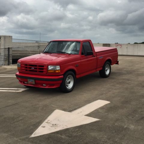 19930000 Red Ford F-150 Standard Cab Pickup