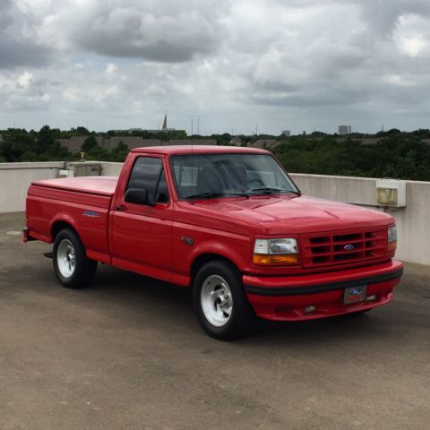 19930000 Red Ford F-150 Standard Cab Pickup
