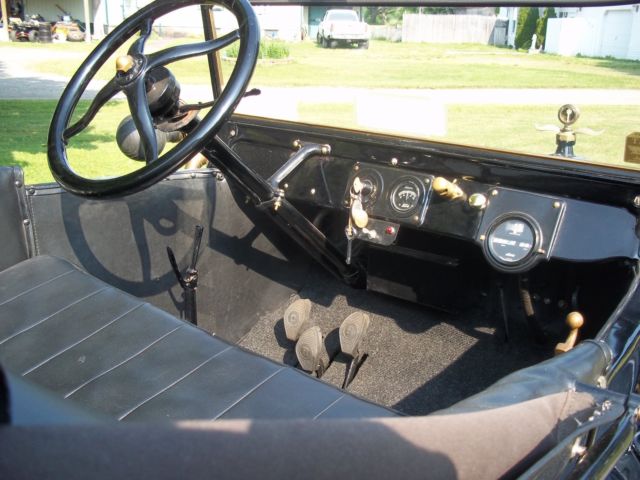 1925 Black Ford Model T Convertible