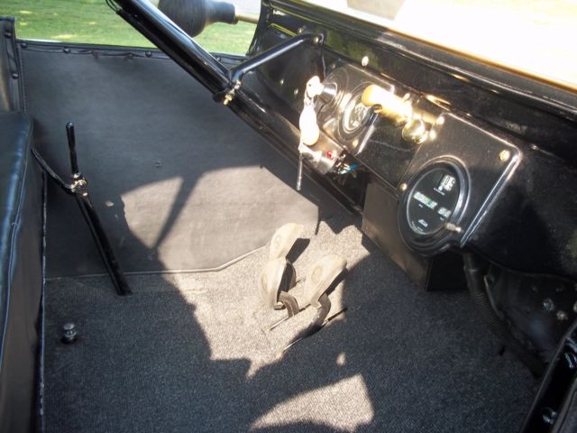 1925 Black Ford Model T Convertible