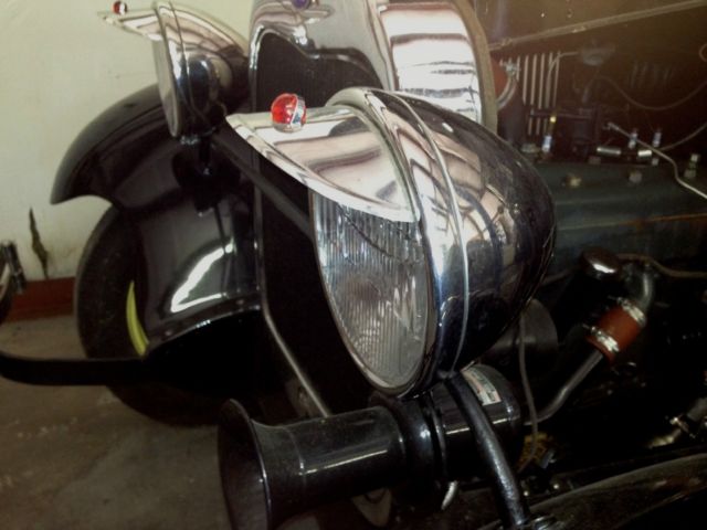 1929 Black Ford Model A Roadster