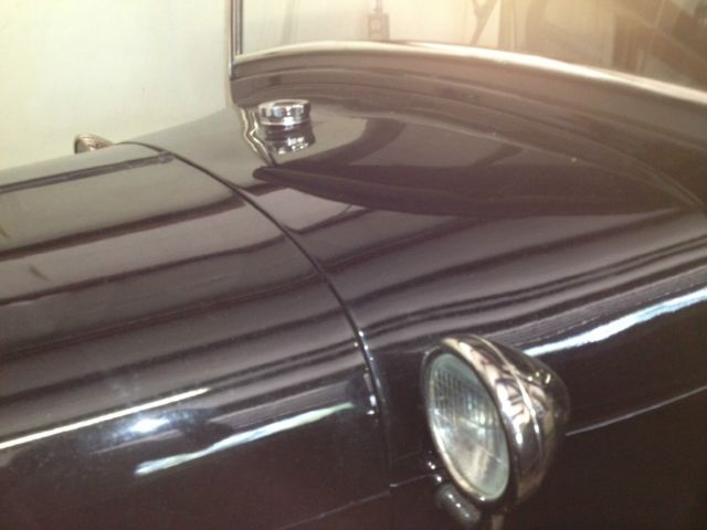 1929 Black Ford Model A Roadster