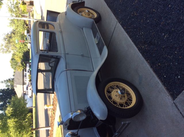 1930 Gray Ford Model A Coupe