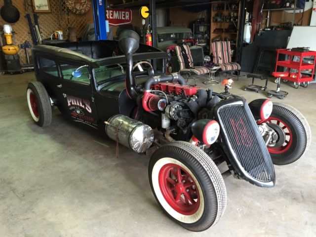 1931 Black Ford Model A Sedan