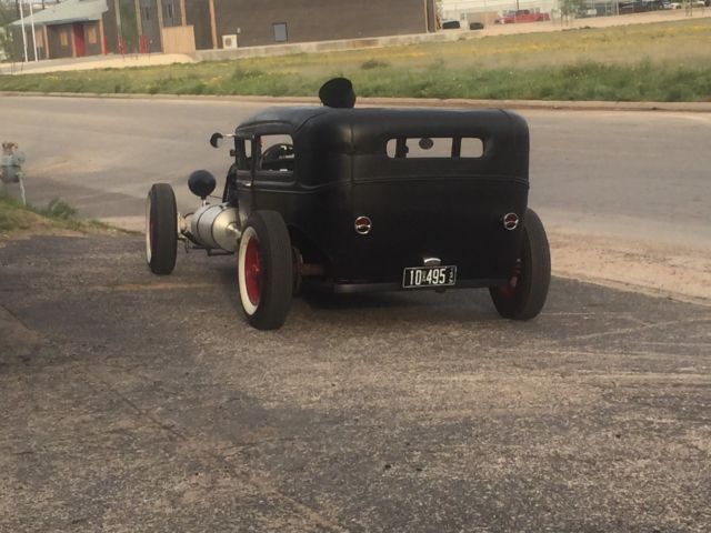 1931 Black Ford Model A Sedan