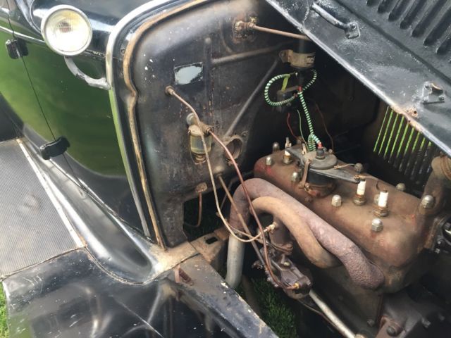 1930 Black Ford Model A Sedan