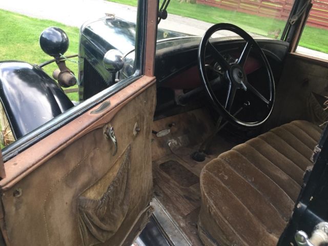 1930 Black Ford Model A Sedan