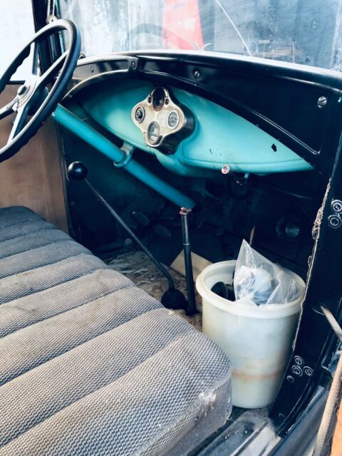 1930 Black Ford Model A Coupe